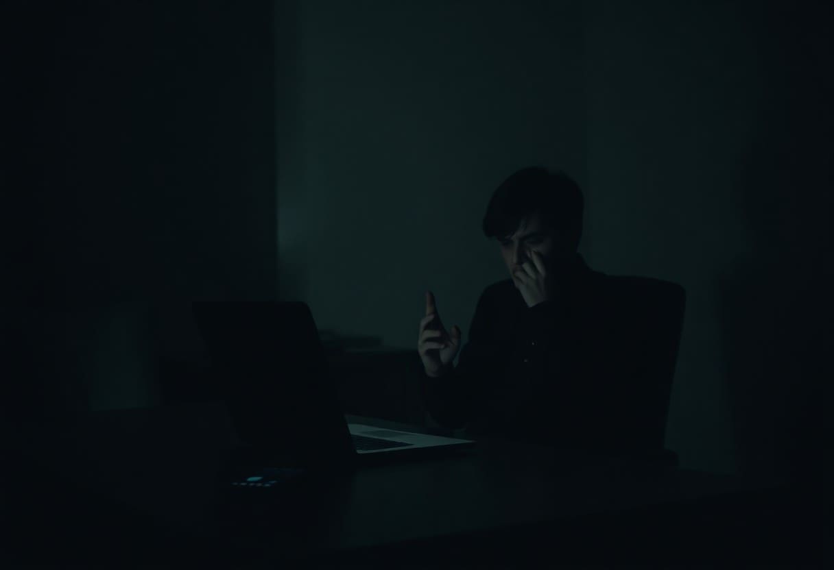 how to report active online blackmail threats